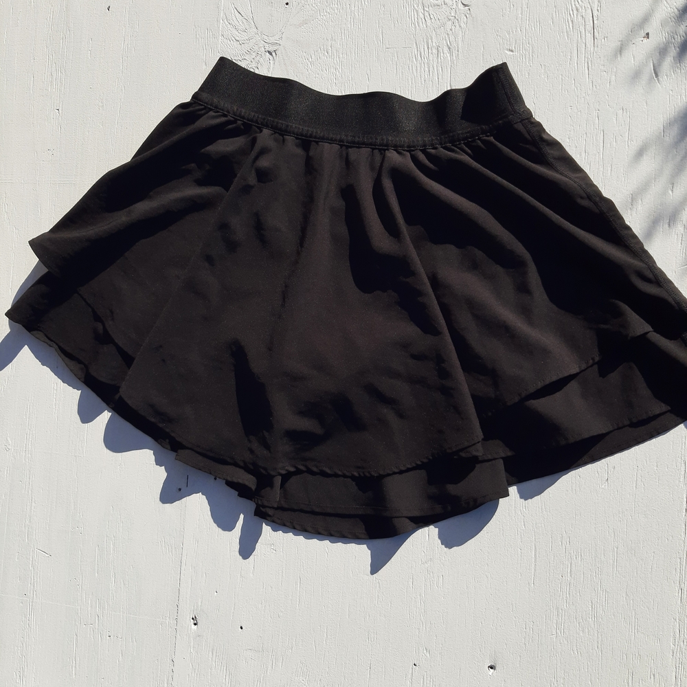 90 Degree By Reflex Black Skater Skirt